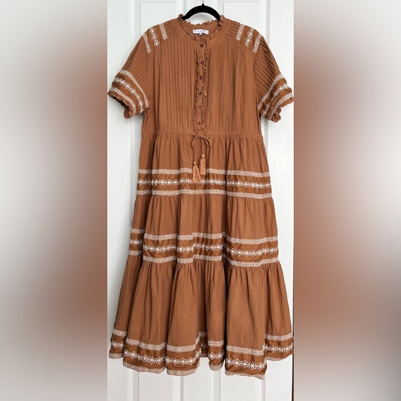Ivy City Co. Santorini dress in Terracotta, size 1X - Picture 6 of 10